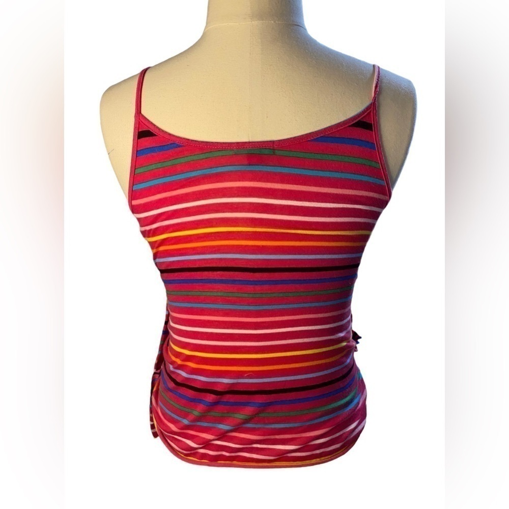 Bongo Layered Ruffled Front Top Size L - Picture 3 of 6